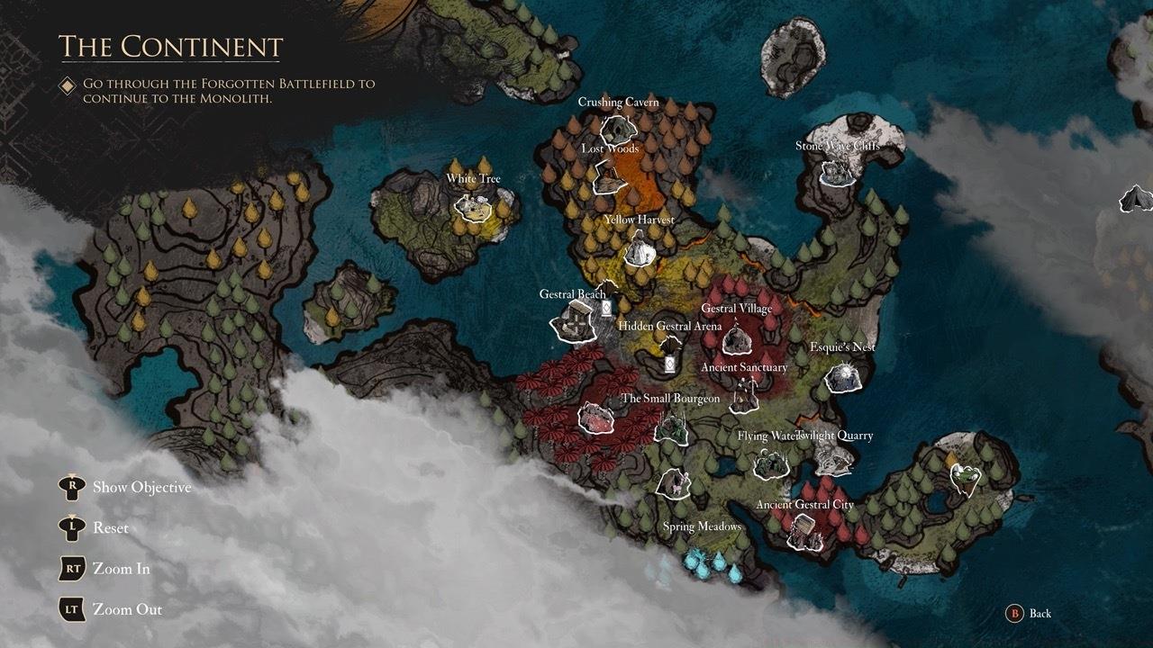 The first beach can be found west of the Gestral Village.