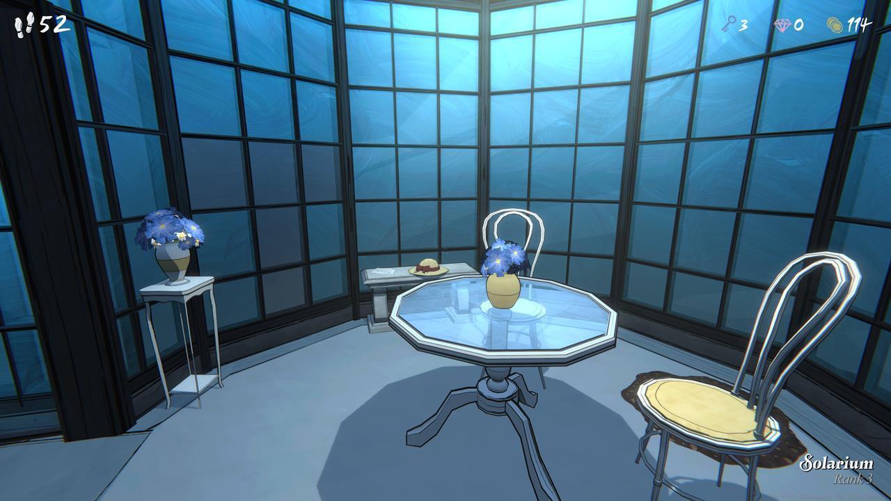 The T-shade in the Solarium