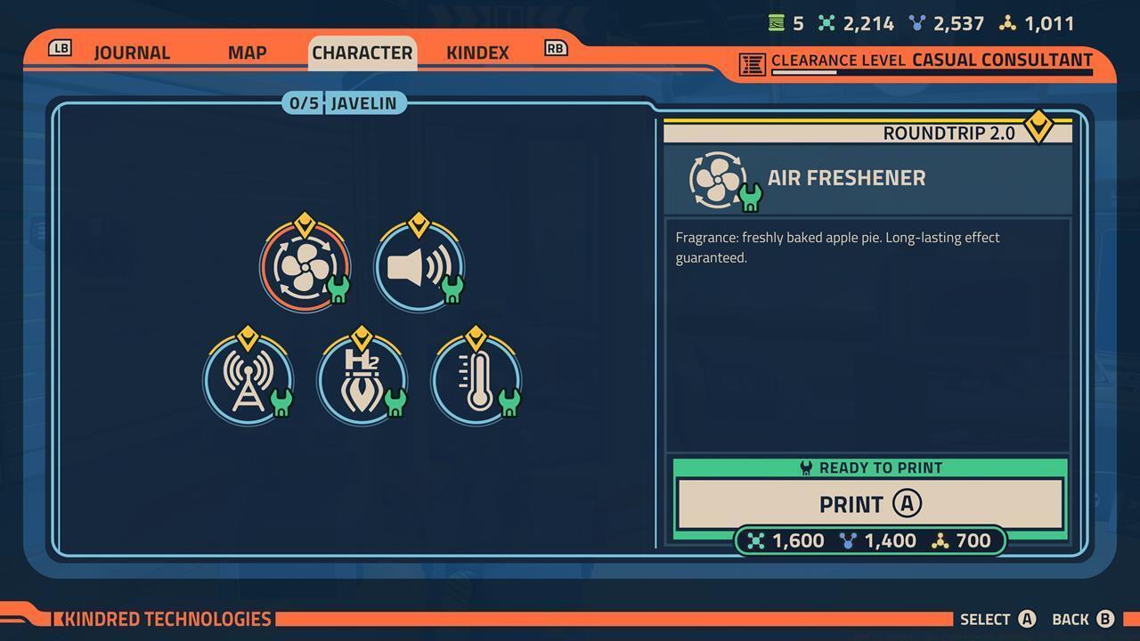 All Javelin upgrades