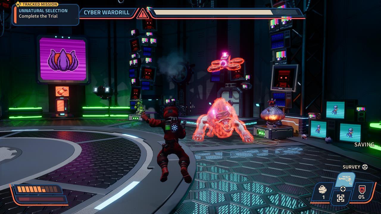Shrine of Challenge: Unnatural Selection trial and Cyber Wardrill boss fight