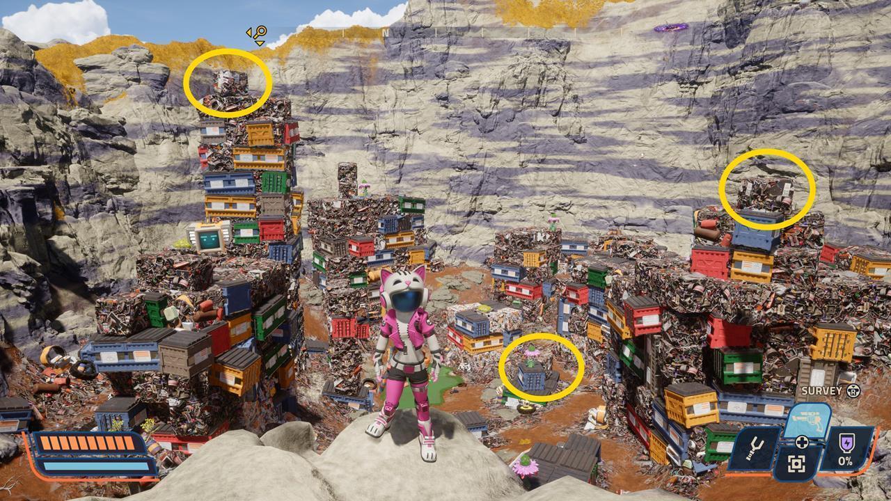 Quasadron IX: Evidence locations 1, 2, and 3