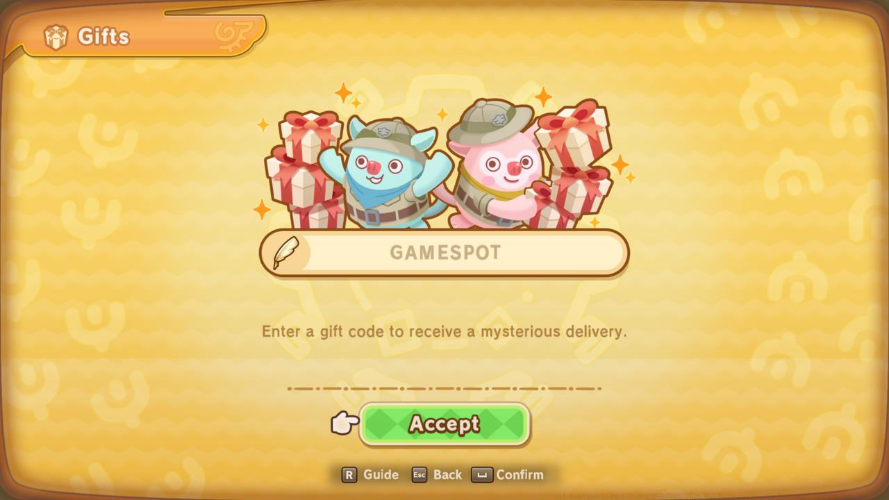 Fantasy Life i redeem code page