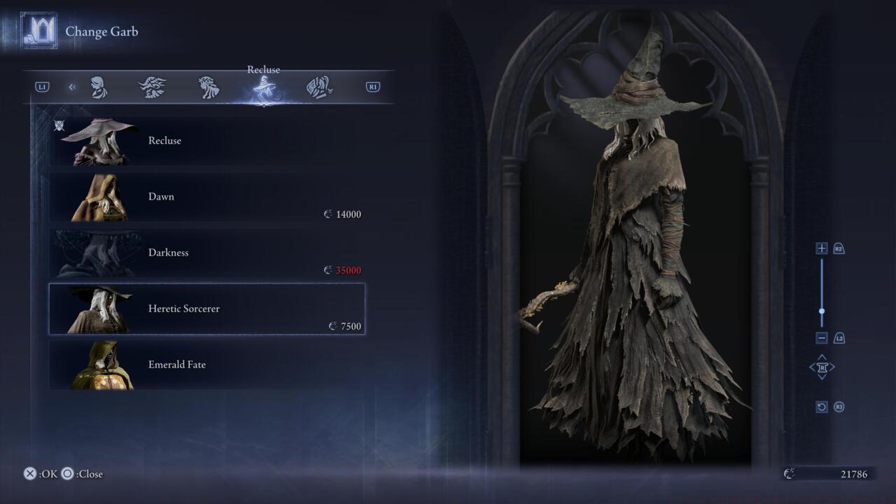 Recluse - Heretic Sorcerer