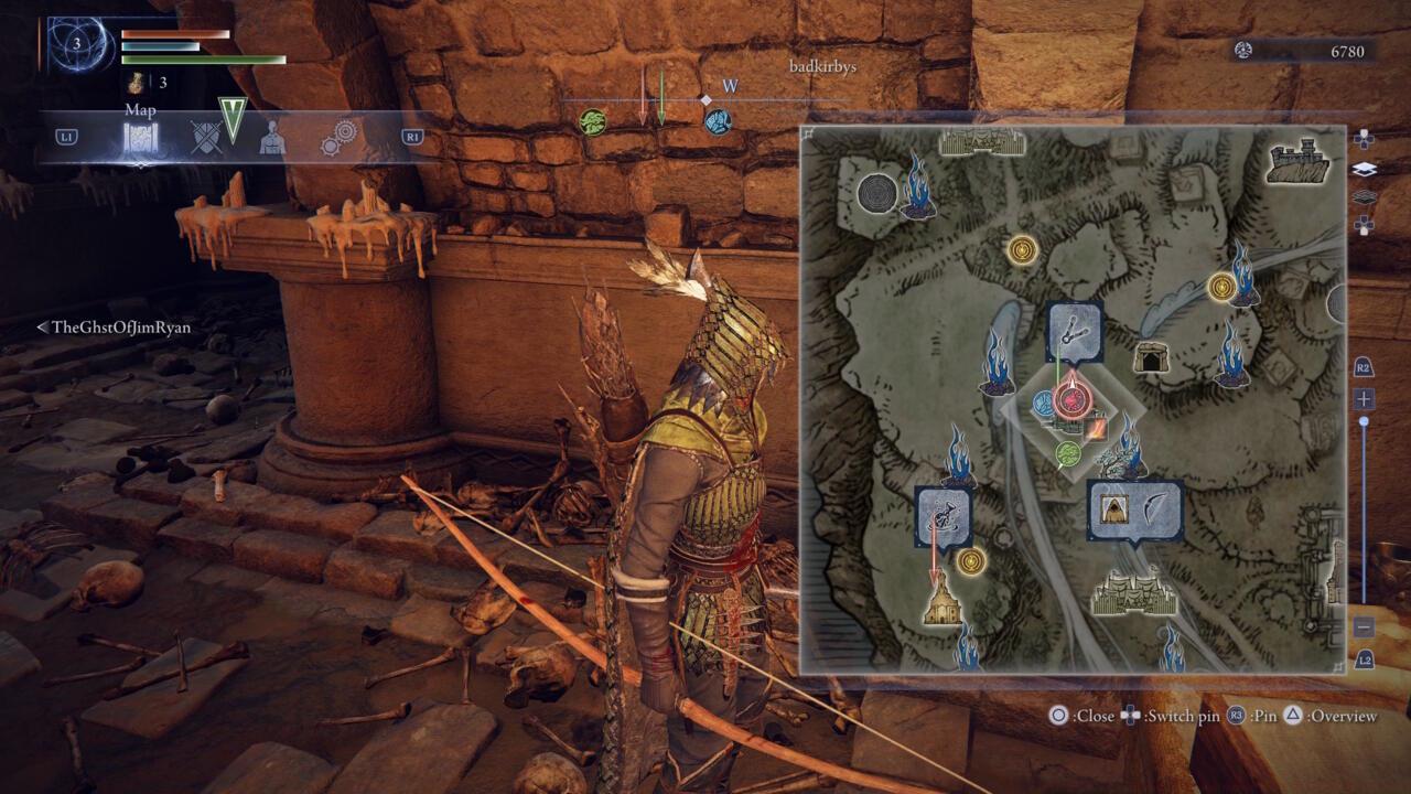 A comparatively weak boss is always in the chamber opposite this shrine.