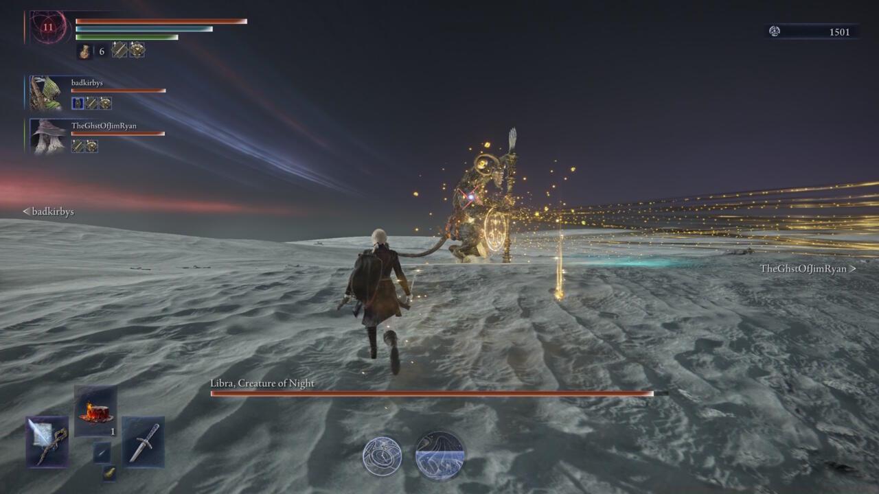 Libra chains this attack with ground sigils as well, so keep an eye on the ground.