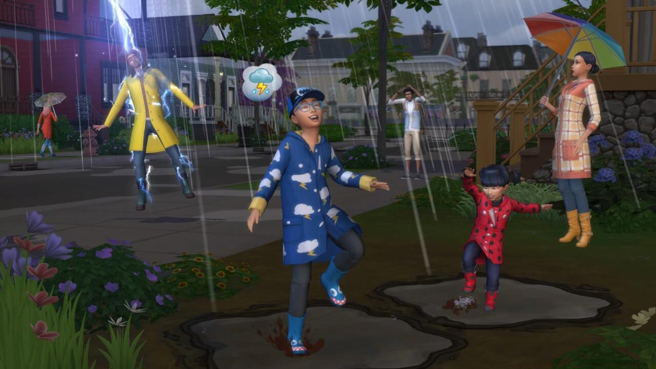 The addition of weather in The Sims 4: Season is a literally game-changer.