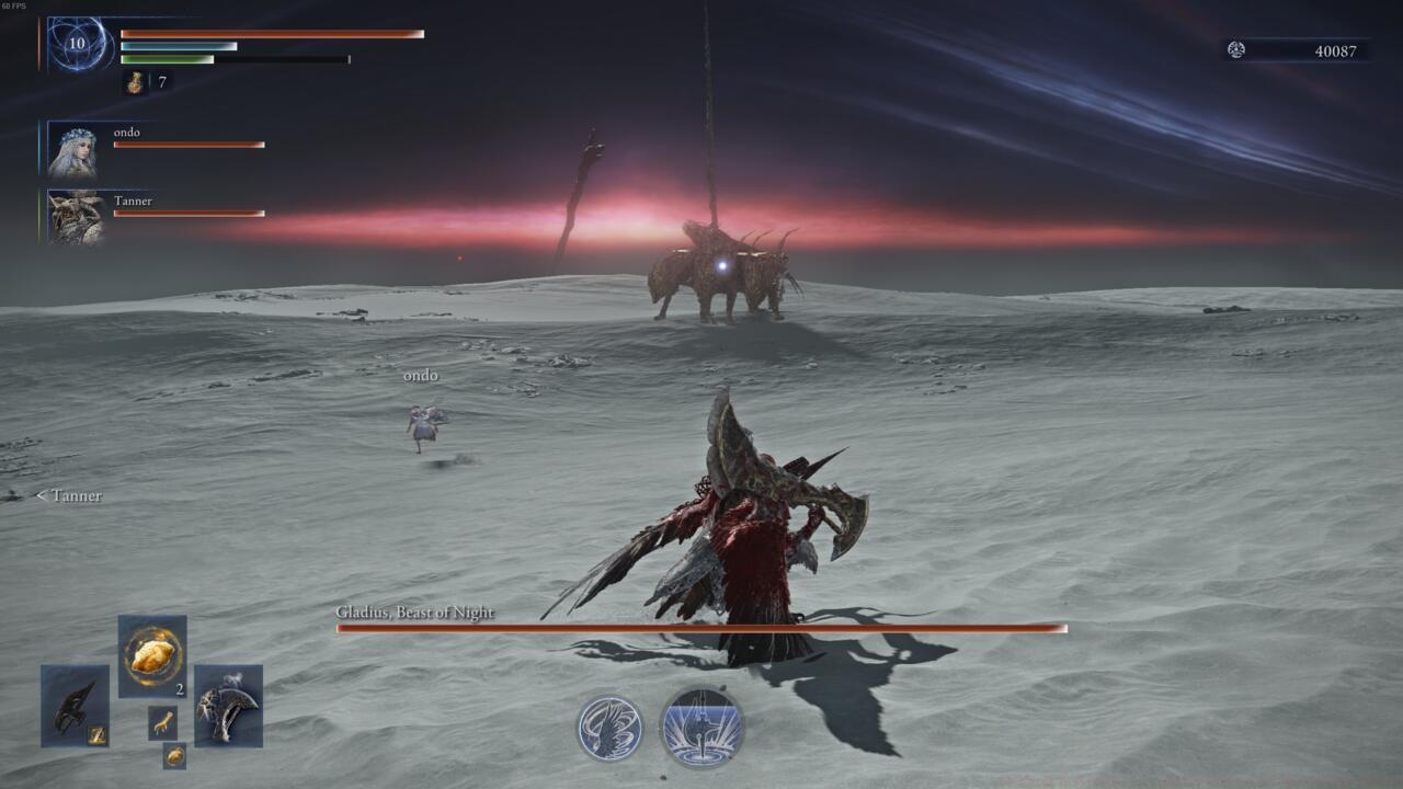 The opening scene with Gladius, Beast of the Night