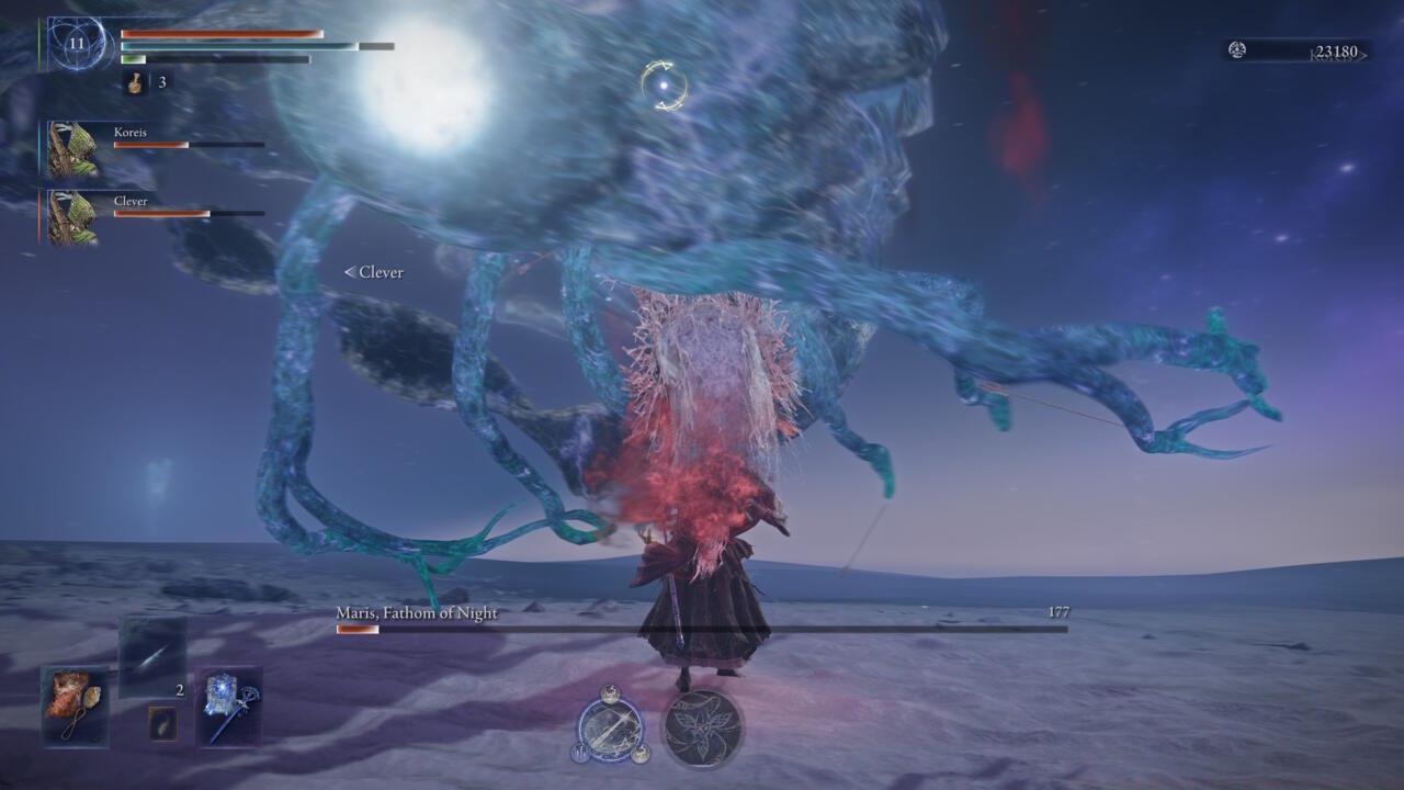 Even close-range magic struggles to hit its mark in this fight.