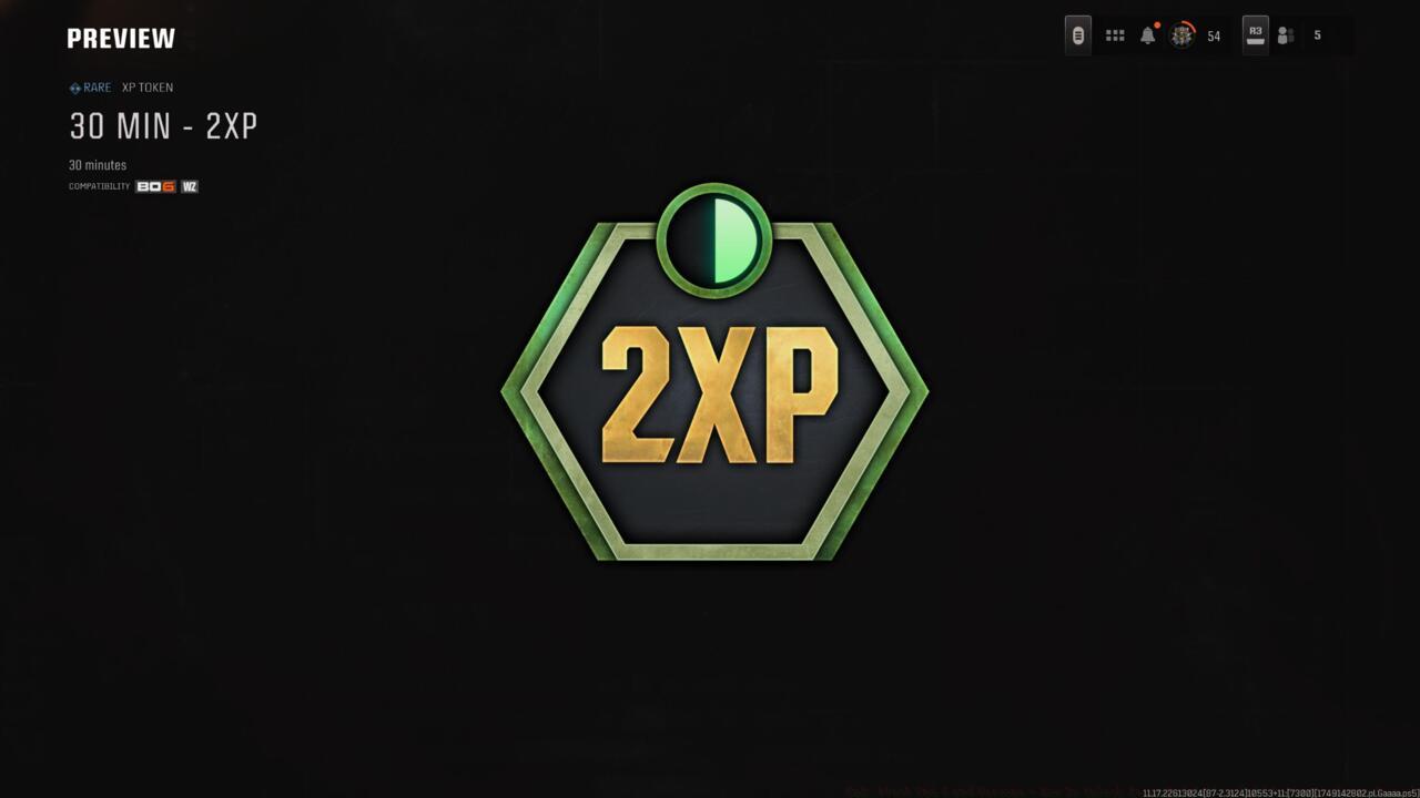 Double XP token
