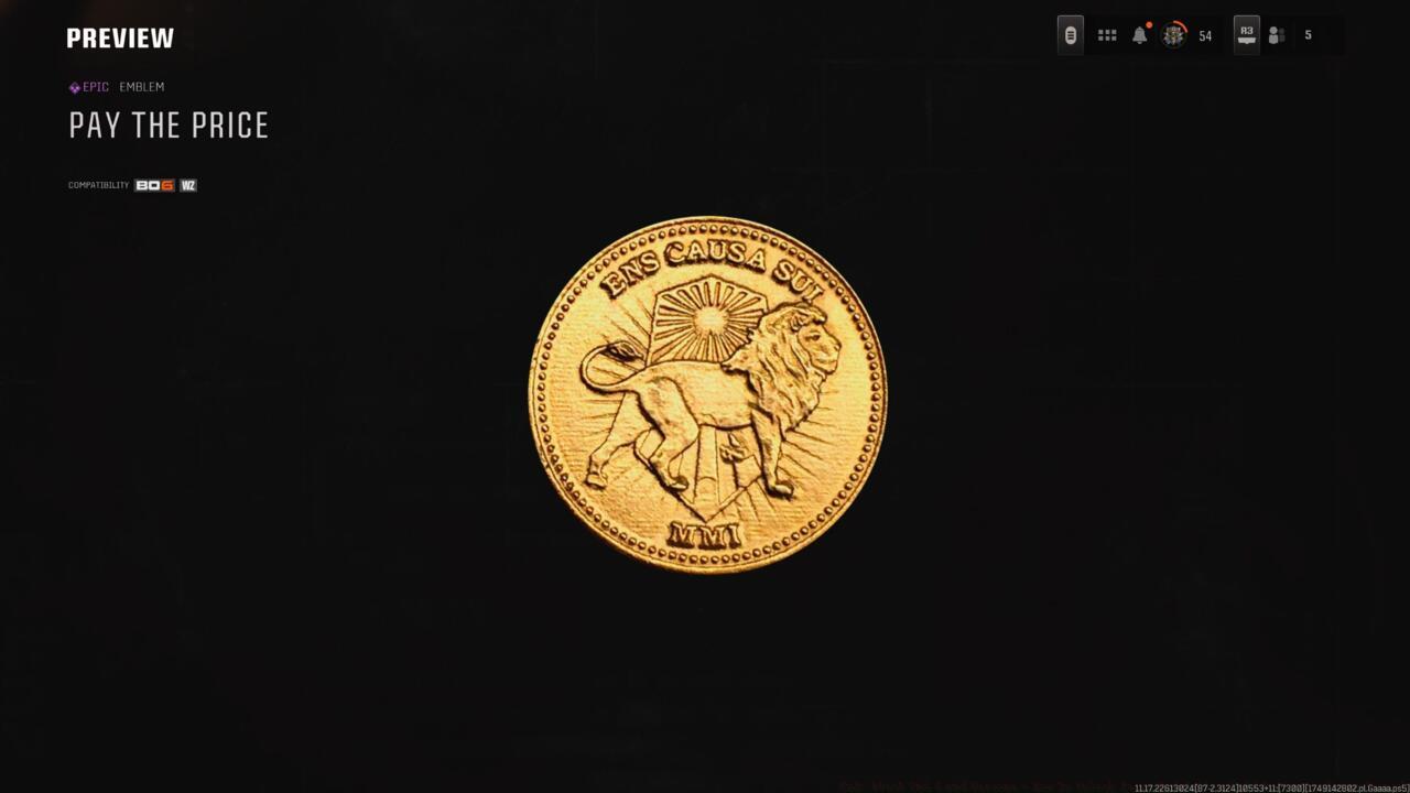 Pay the Price - Emblem