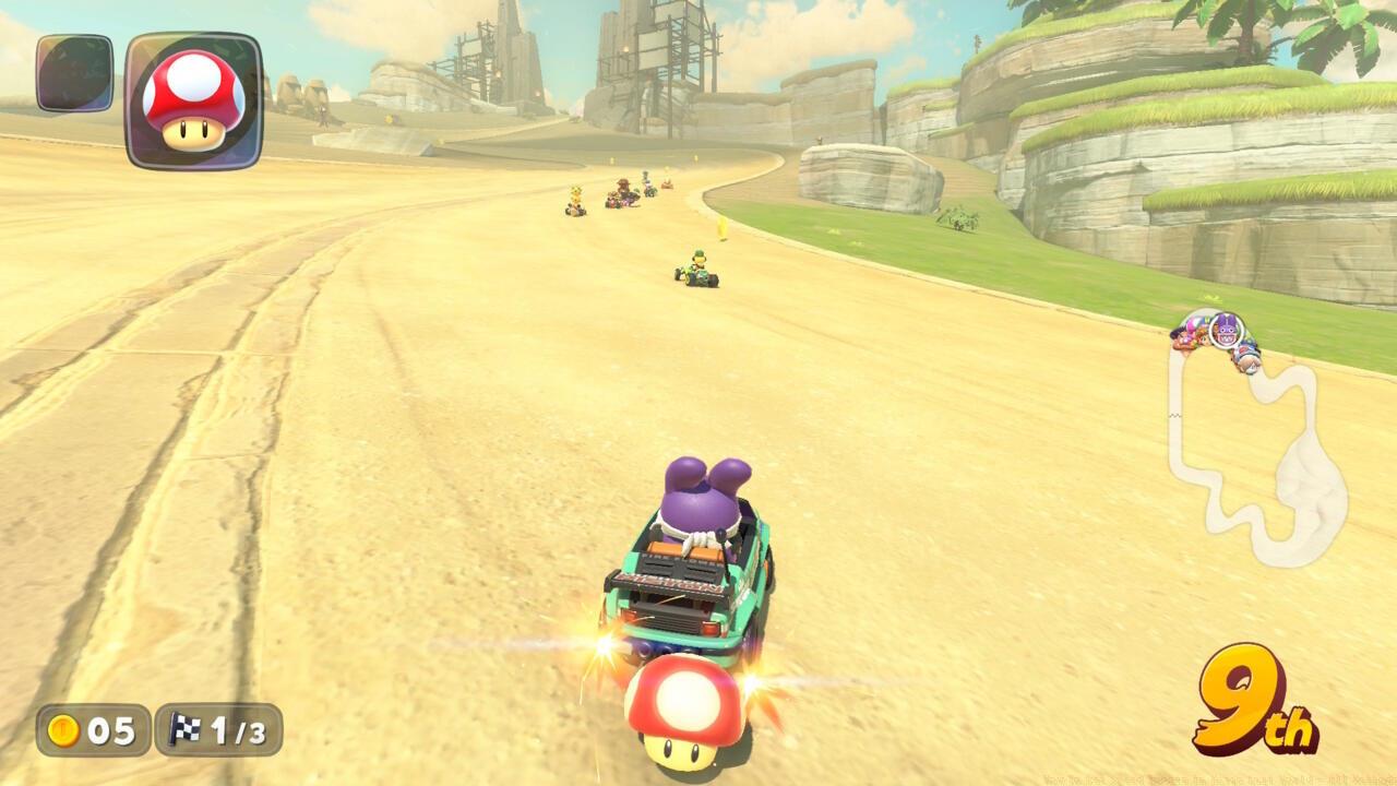 End your drift when orange sparks appear for the best boost.