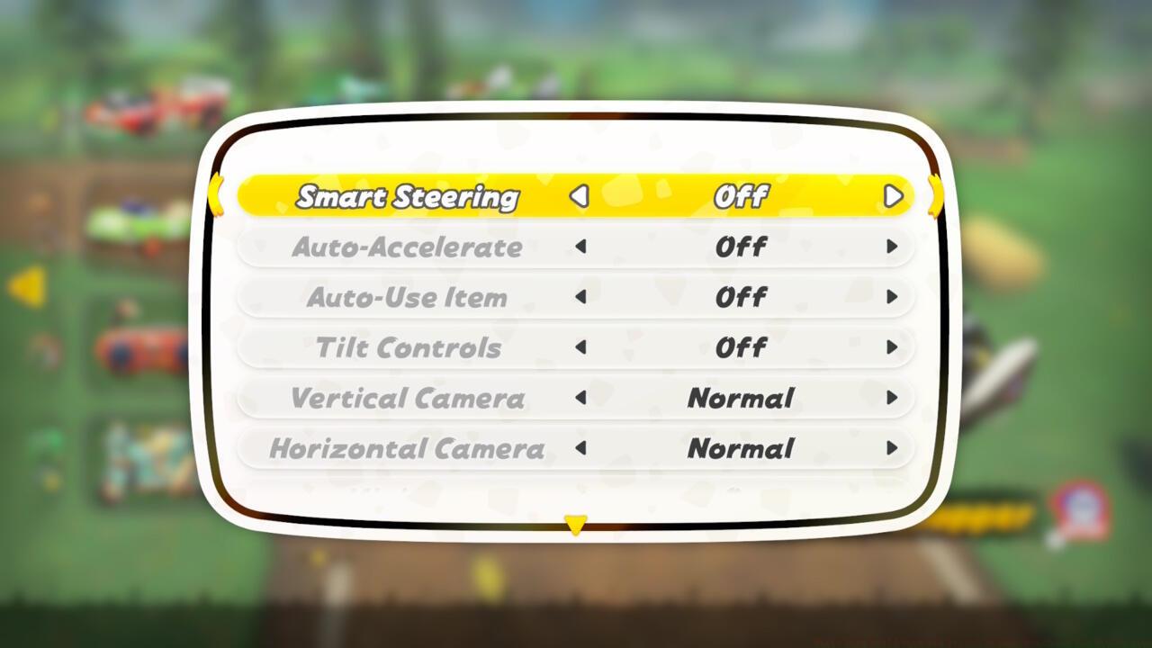 Smart Steering is on by default, but can be easily turned off