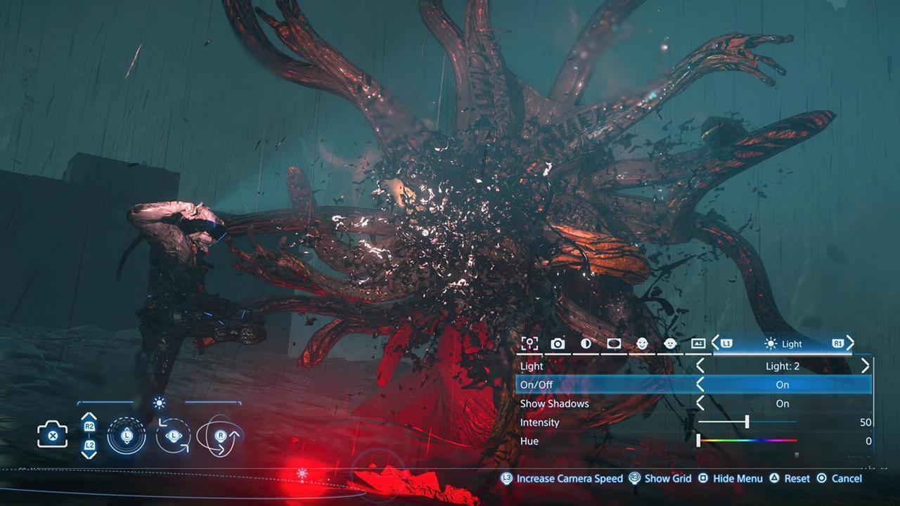 Strategic red lighting transforms BTs into genuinely terrifying apparitions resembling emergency flare illumination.