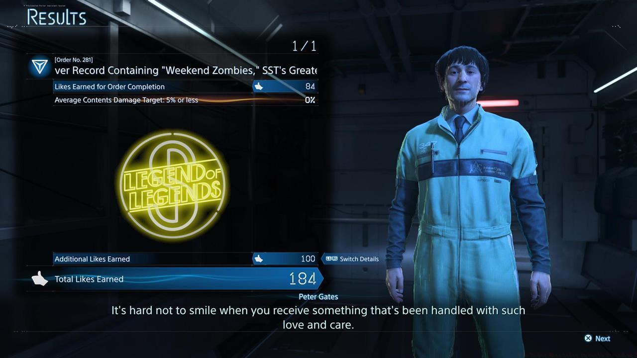 Likes from optional objectives