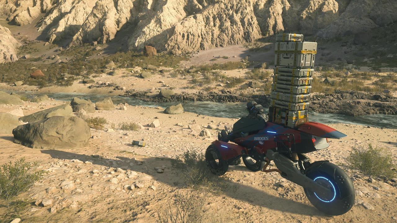 Managing your loot while riding a vehicle