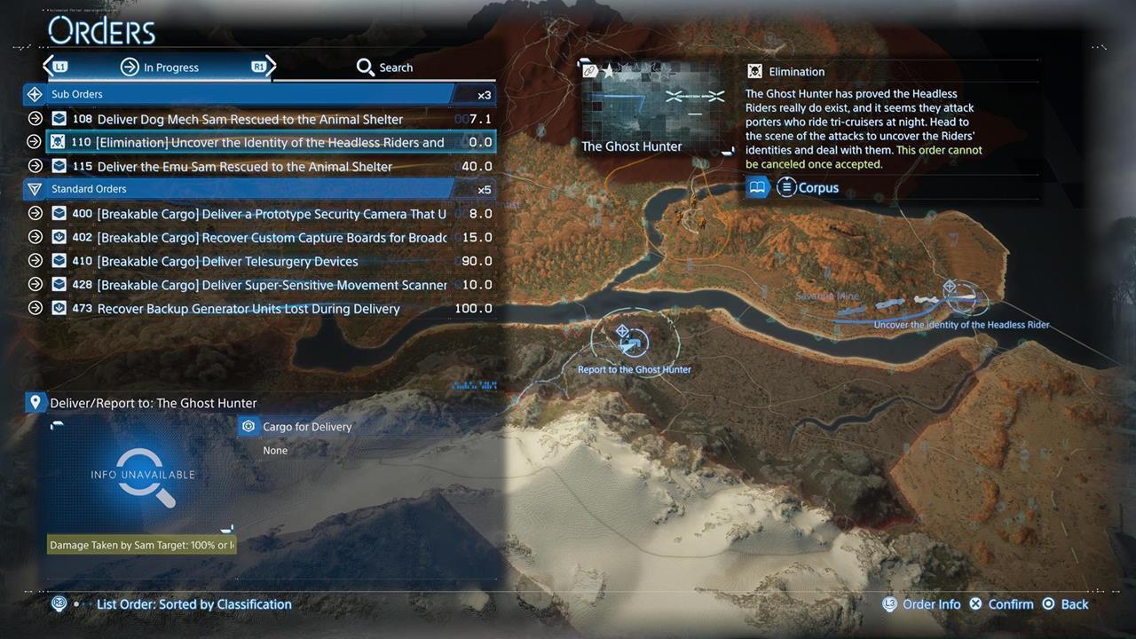 Ghost Hunter order: Uncover the identity of the Headless Riders