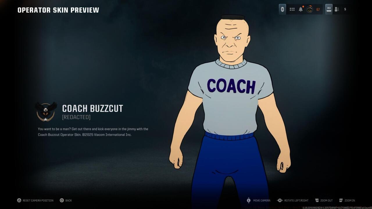 Coach Buzzcut - Operator skin