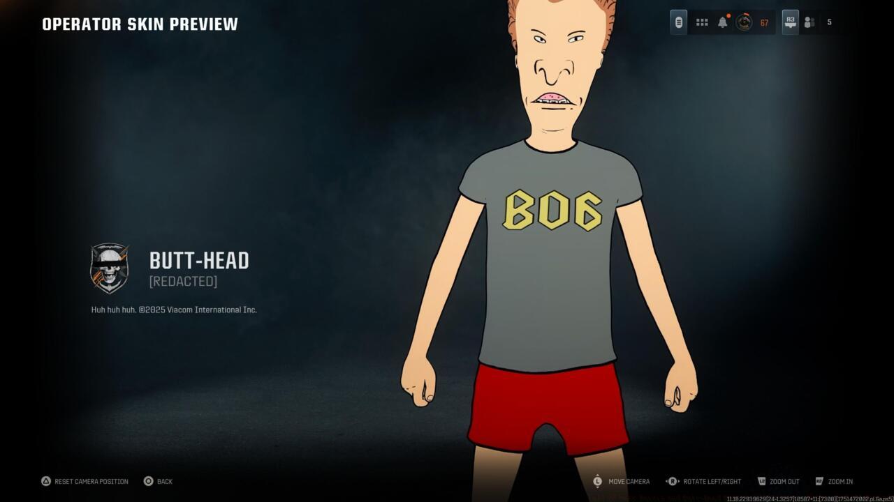 Butt-Head - Operator skin