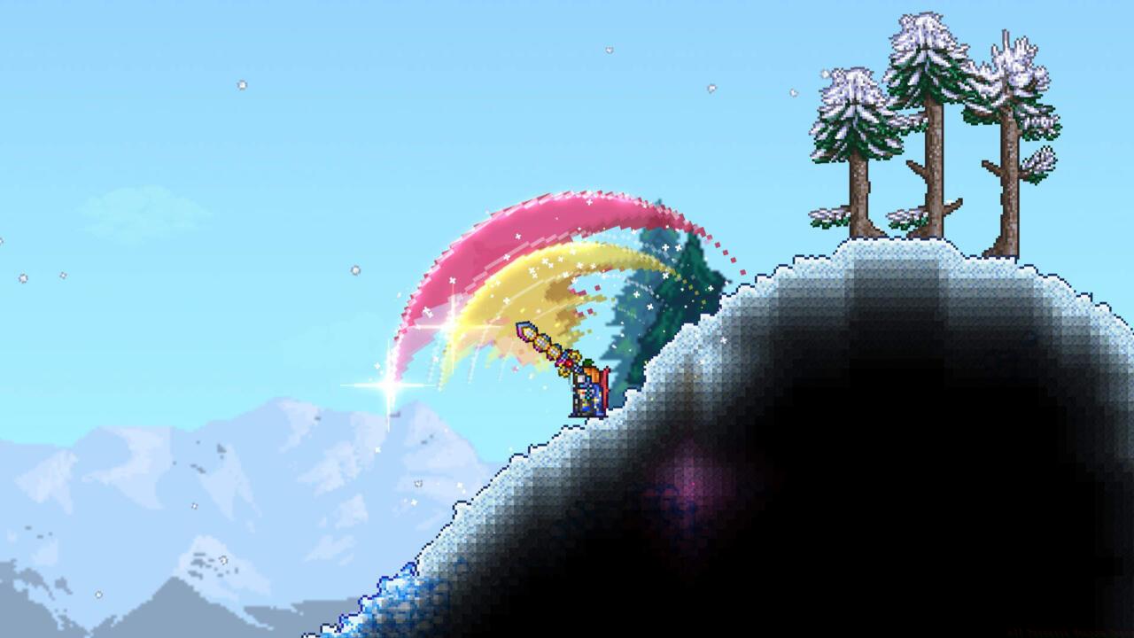 Terraria sword swing