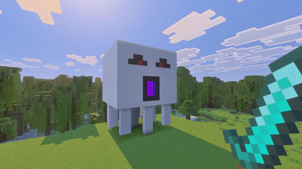 Ghast-shaped Nether Portal