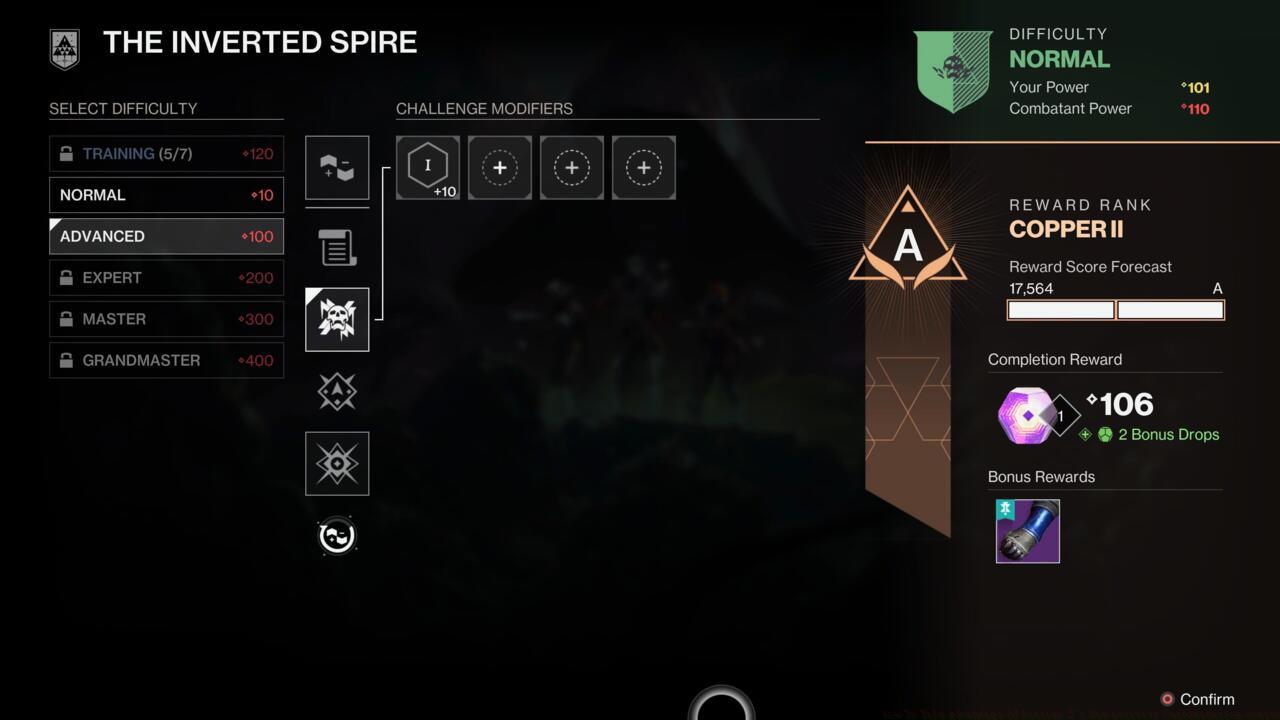 Increasing Mission Difficulty Via Challenge Modifiers