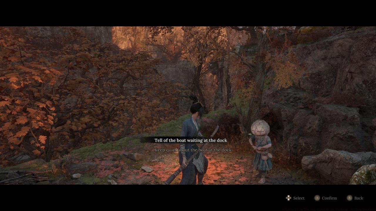 Should you tell the Child in the Jar about the boat waiting at the dock?