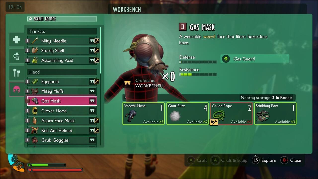 Important gear to craft early on