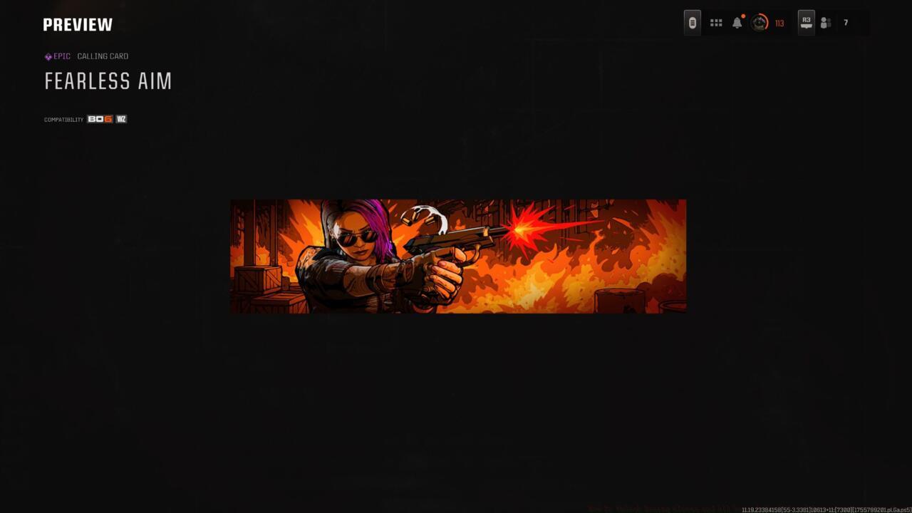 Fearless Aim - Calling card