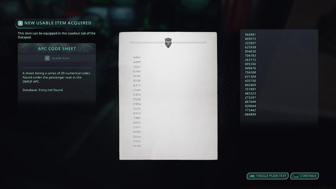 Which passcode is correct?