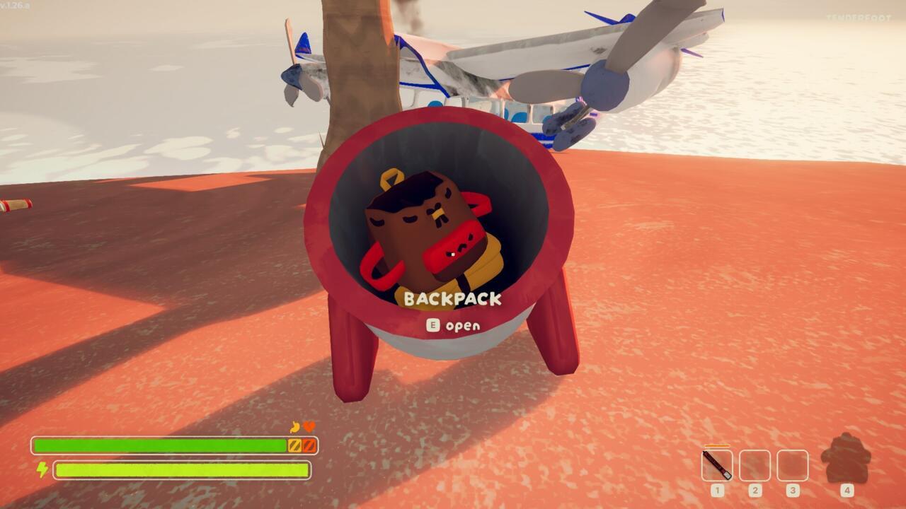 Make sure the backpack is inside the cannon before attempting the glitch.