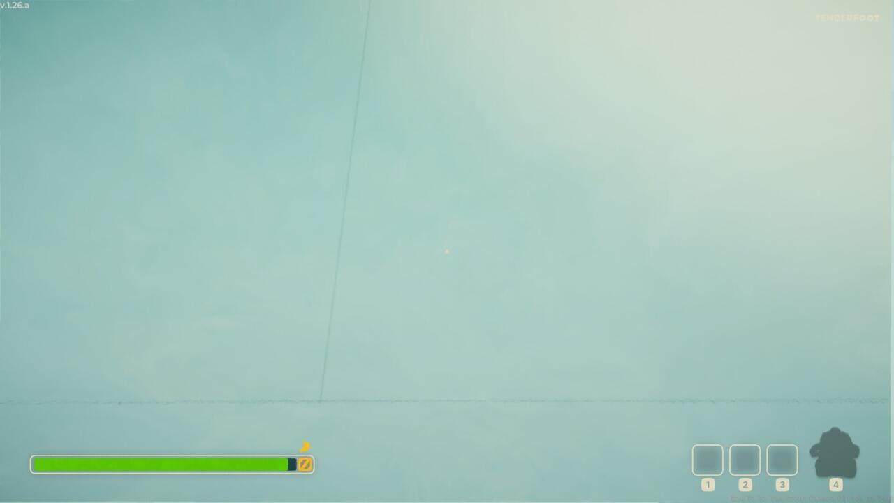 If successful, the glitch will lead you to an empty version of the peak.