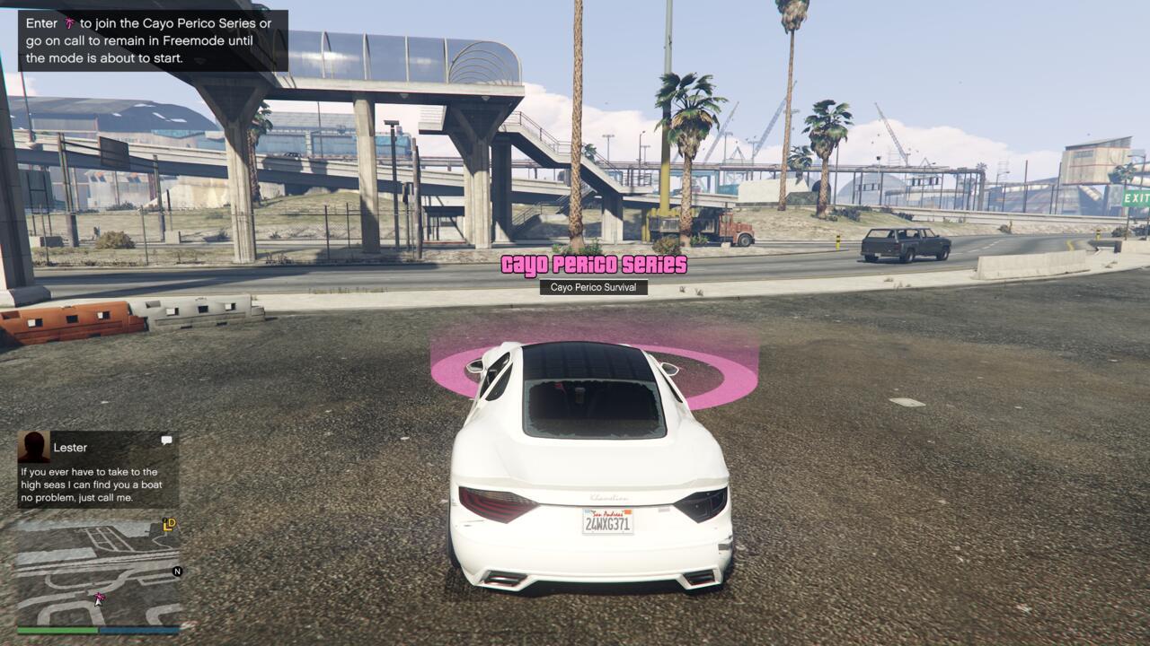 Joining a session of Cayo Perico Survival