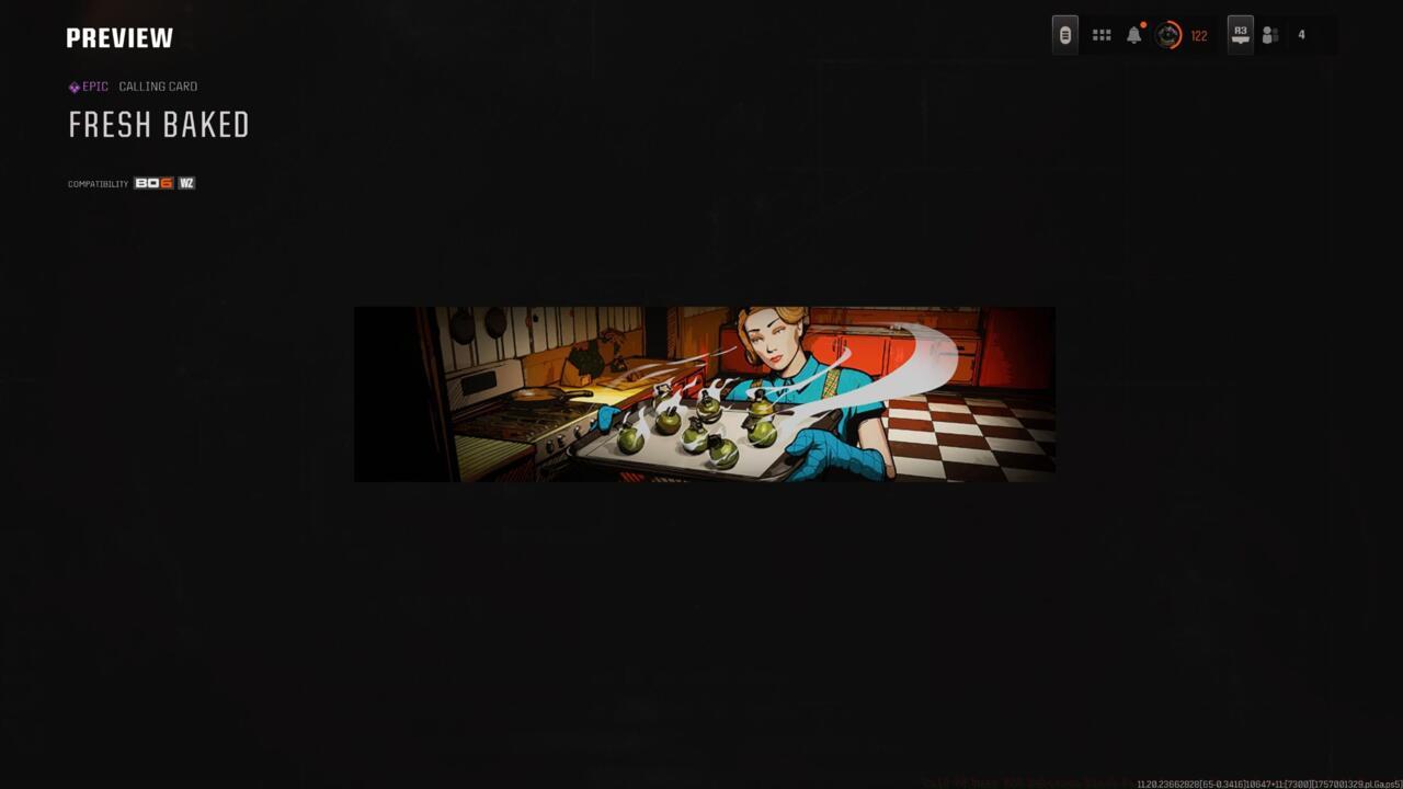 Fresh Baked - Calling card