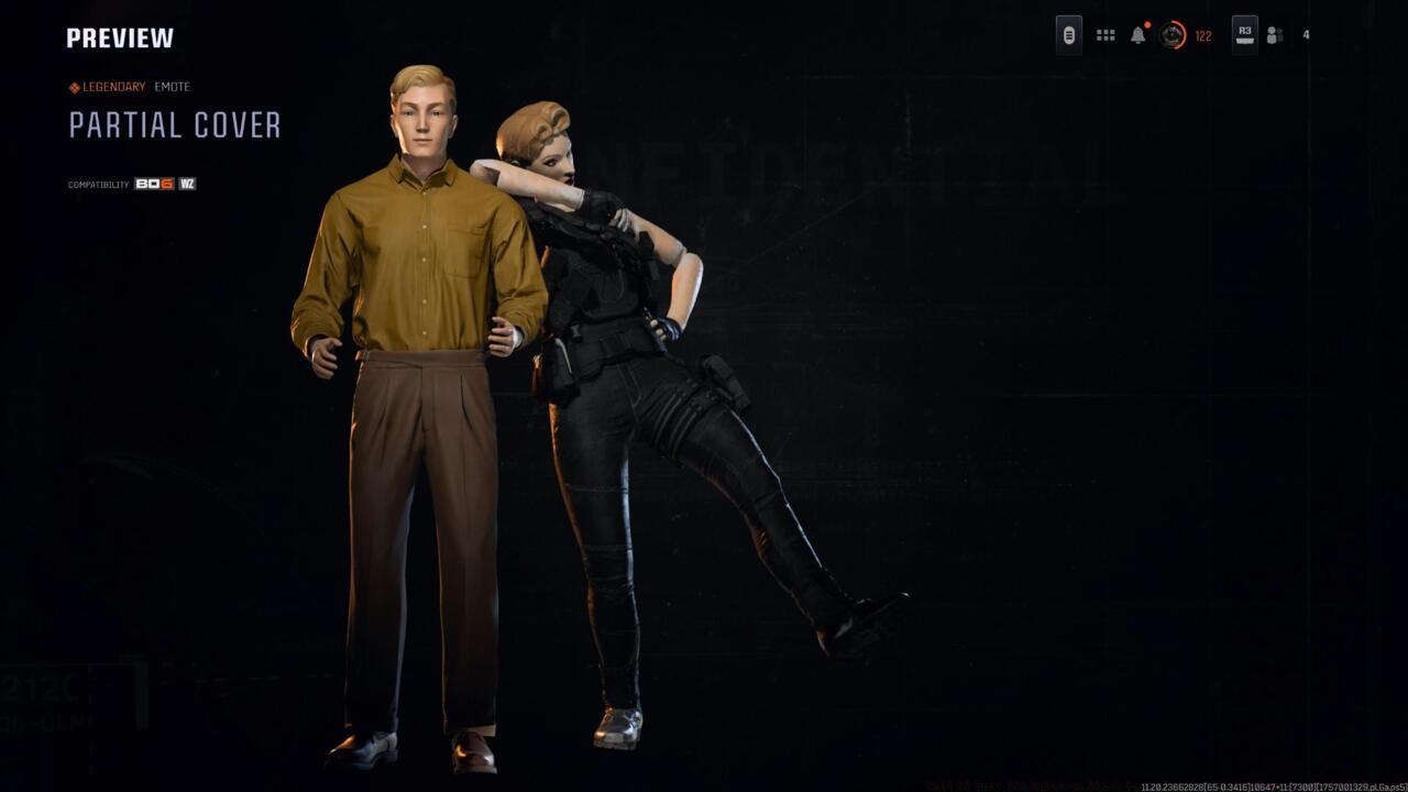 Partial Cover - Emote