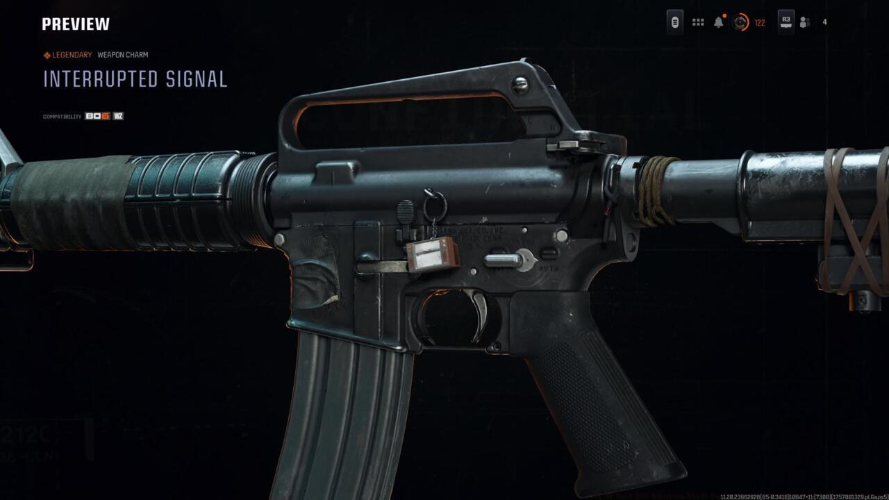 Interrupted Signal - Weapon charm