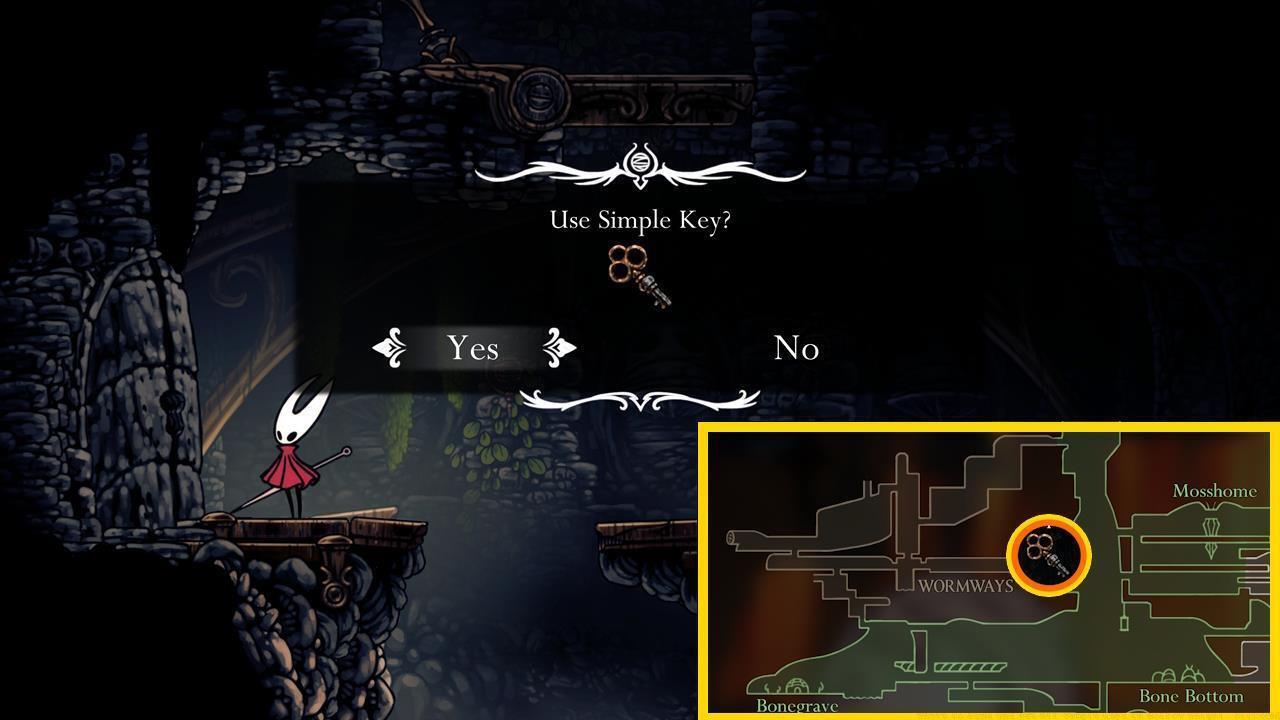 Simple Key unlock #1: Mosshome/Wormways