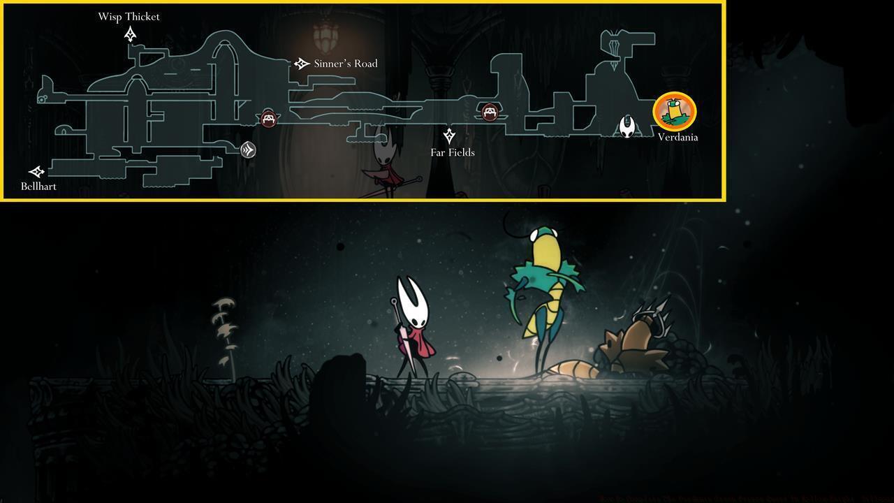 Where to find Verdania Ruins and its map?