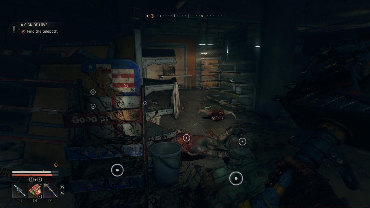 Use your Survivor Sense to ping inside Dark Zones