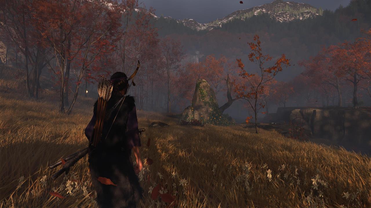 Ishikari Plain Sumi-e Painting location #4: Chatting Crows Sumi-e