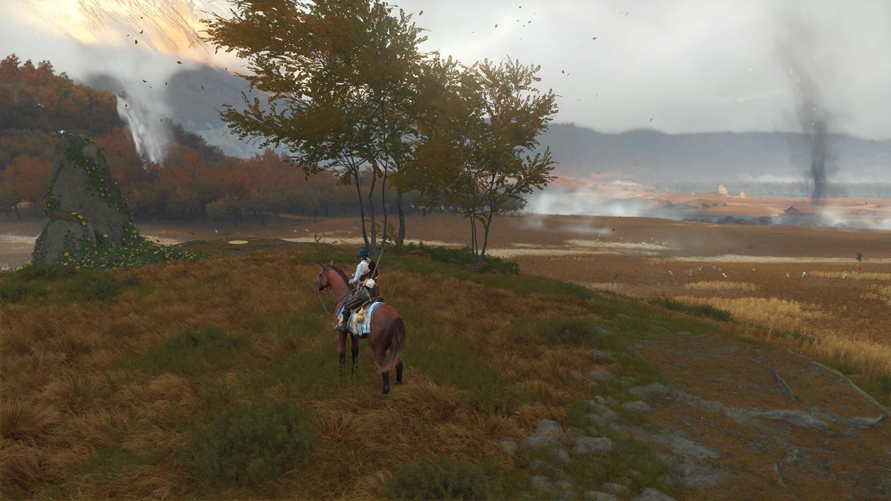 Tokachi Range Sumi-e Painting location #1: Free Skies Sumi-e