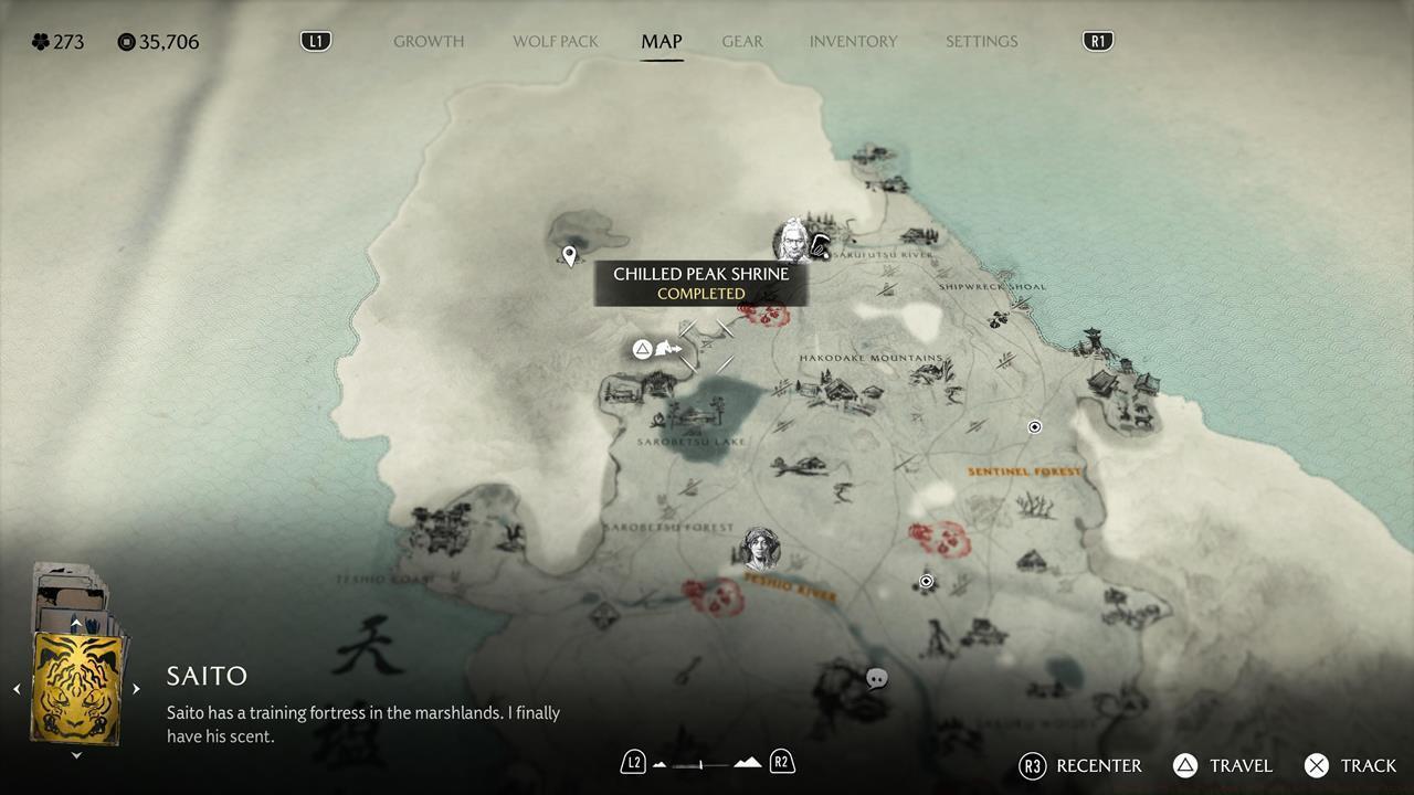 Teshio Ridge Reliquary of Compassion location and riddle