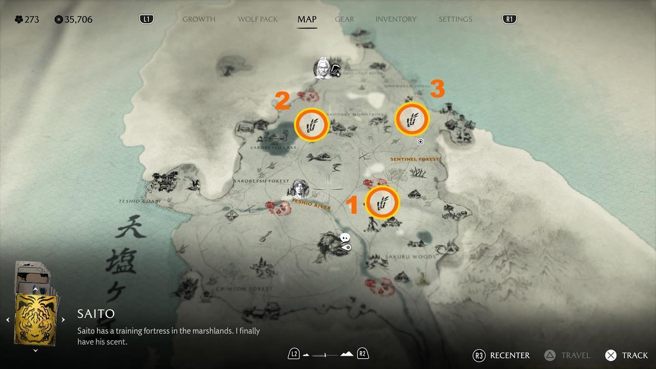 Teshio Ridge Bamboo Strike map
