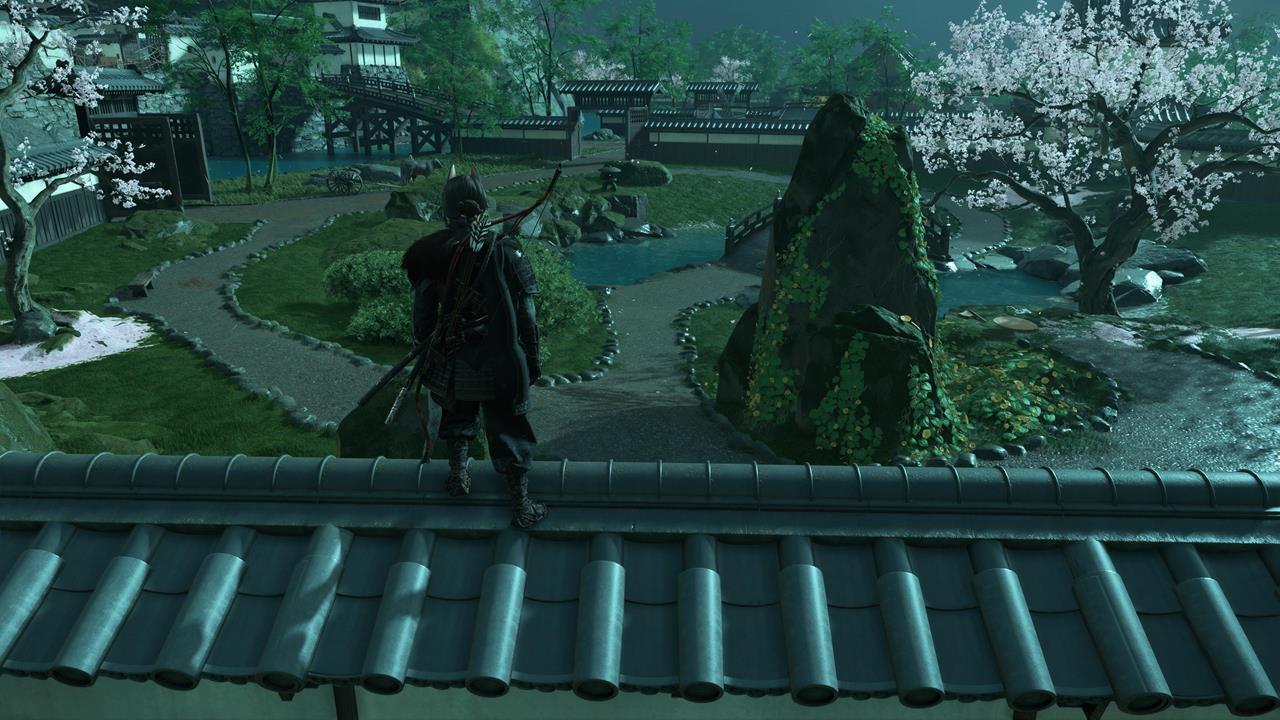 Oshima Coast Sumi-e Painting location #2: Imperial Sakura Sumi-e