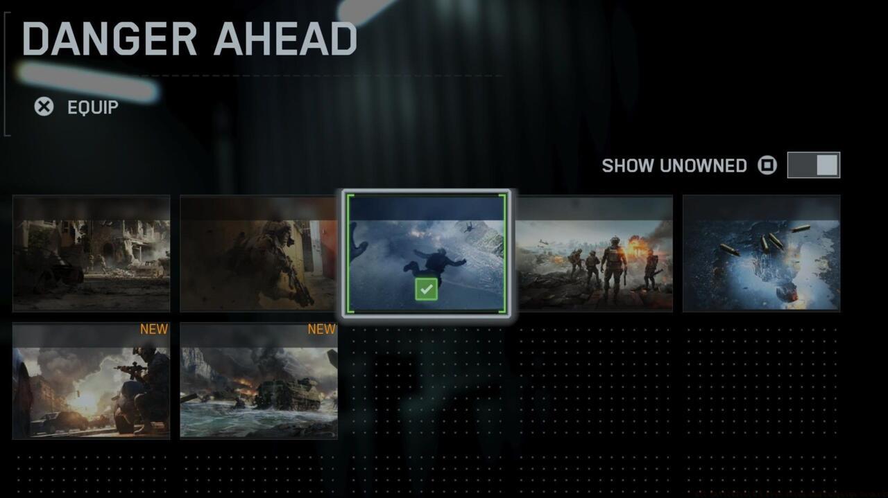 Danger Ahead - Player card background