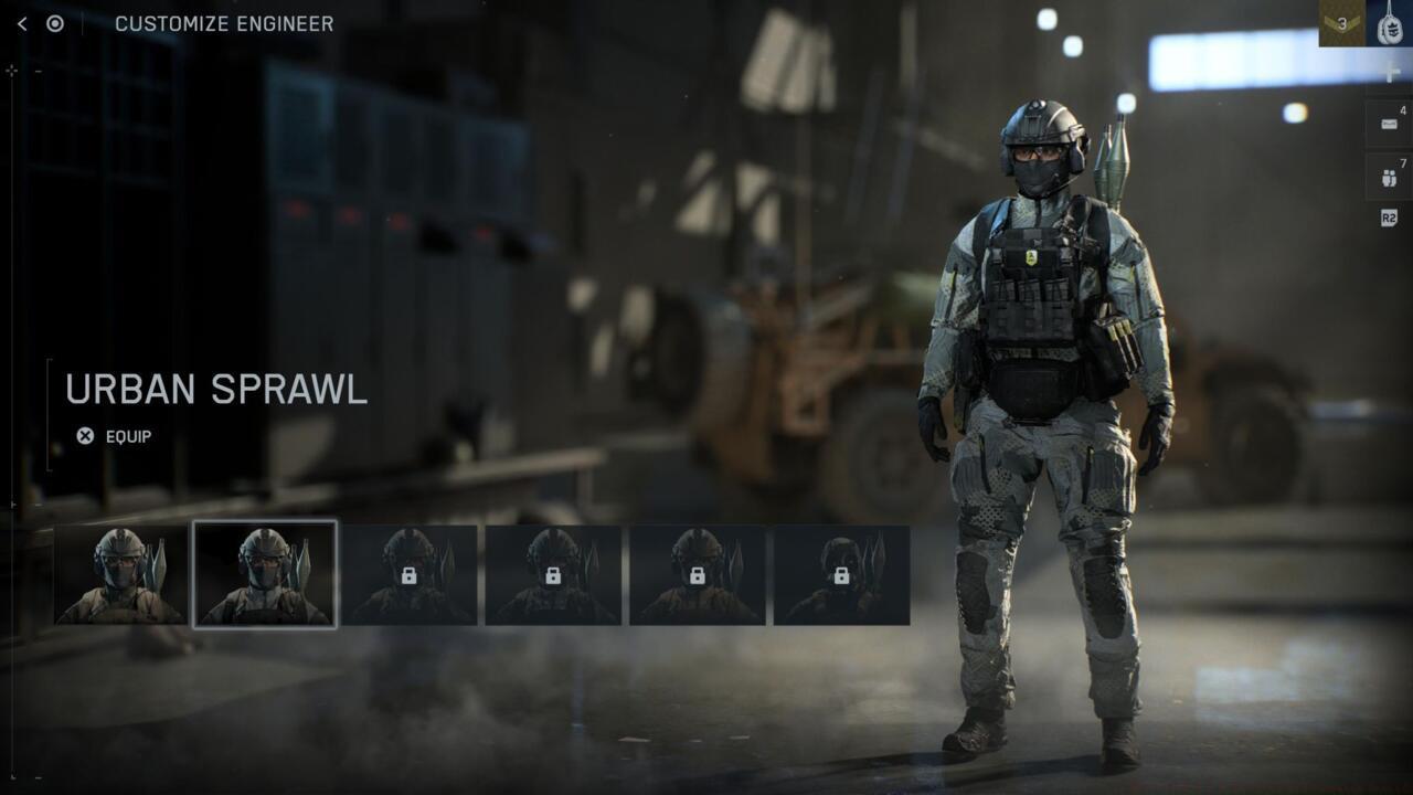 Urban Spawl - character skin (Engineer)