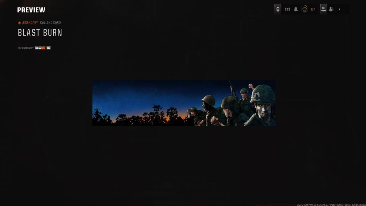 Blast Burn - Calling card