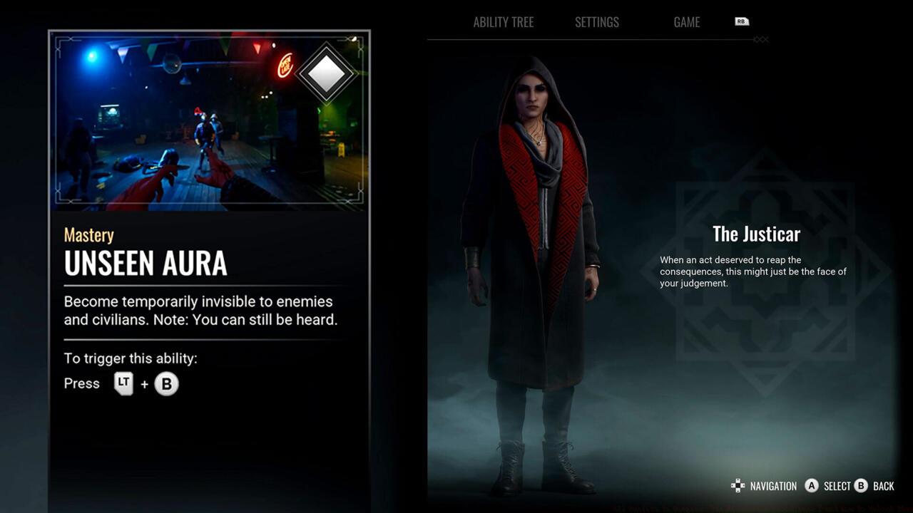 The Justicar - Unseen Aura