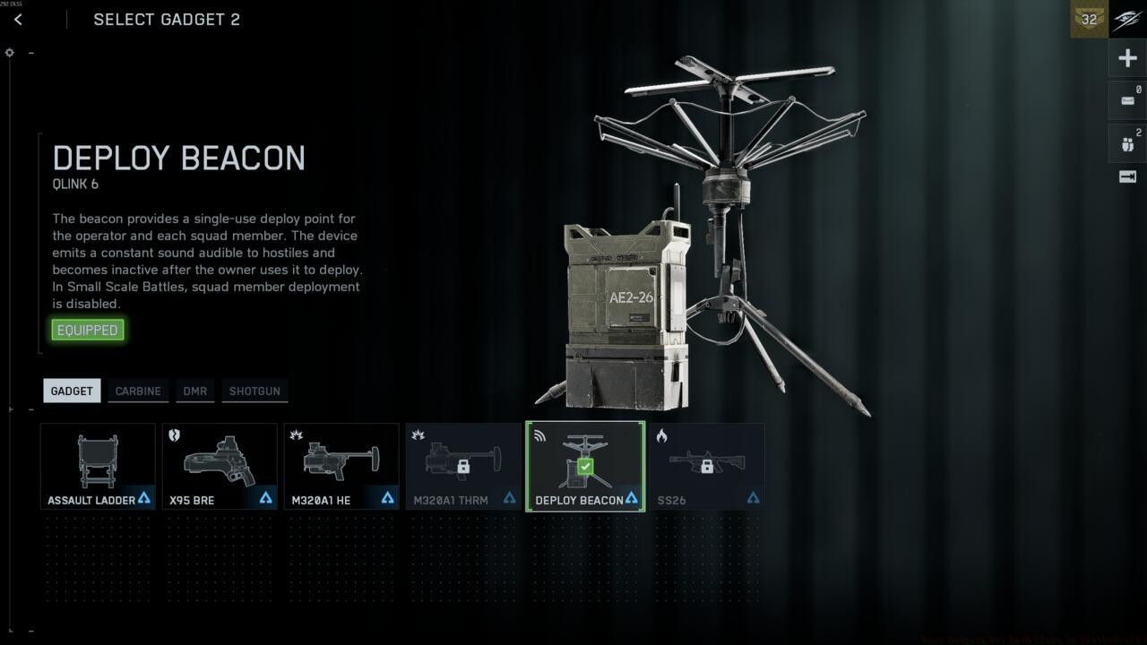 The Deploy Beacon for the Assault class