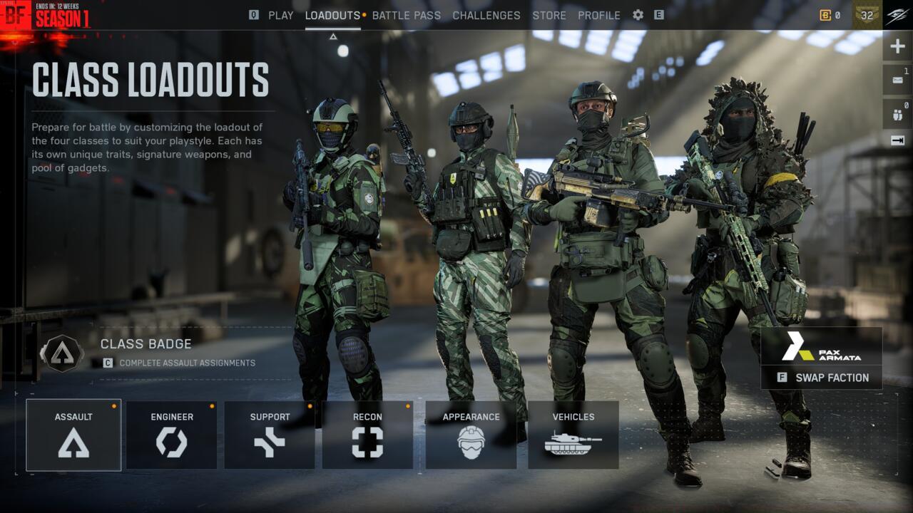 Pick the right class for your squad