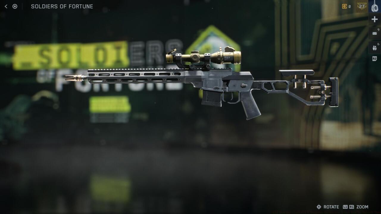 Mini Scout sniper rifle